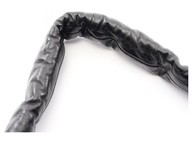 Borsa a tracolla in pelle Balenciaga Monaco Nero - vista 5