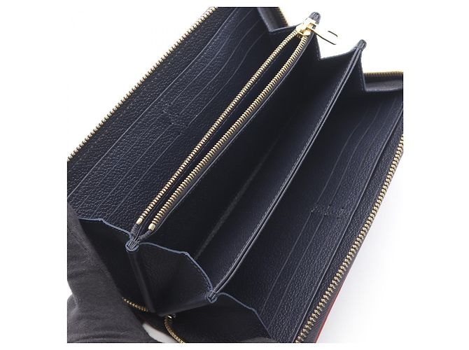 Portafoglio Zippy Monogram Empreinte Long Louis Vuitton Blu - vista 3