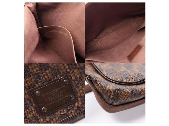 Sac à épaule Louis Vuitton Brooklyn MM Damier Ebene Toile enduite - vue 8