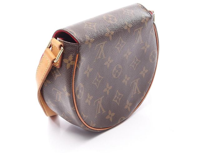 Borsa a tracolla Louis Vuitton Tambourin Monogram Marrone - vista 2