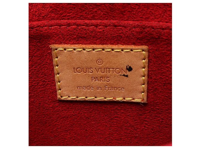Borsa a tracolla Louis Vuitton Tambourin Monogram Marrone - vista 4