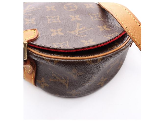 Borsa a tracolla Louis Vuitton Tambourin Monogram Marrone - vista 6