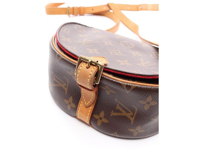 Borsa a tracolla Louis Vuitton Tambourin Monogram Marrone - vista 7