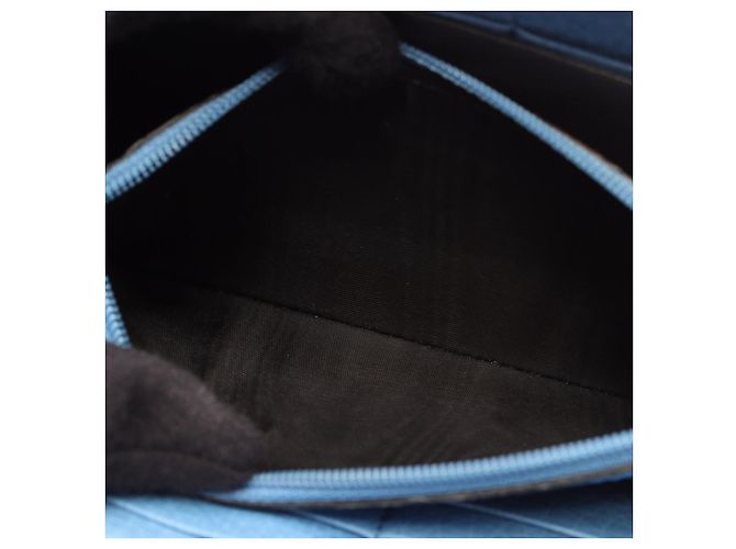 Portafoglio lungo in pelle Bamboo Gucci Blu - vista 5