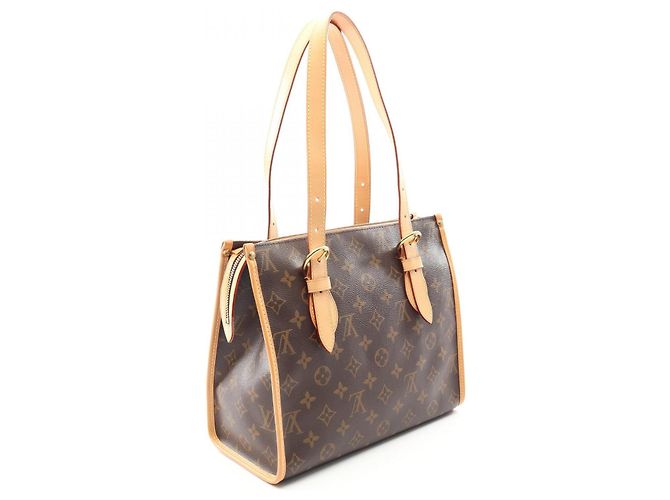 Borsa Tote Louis Vuitton Popincourt Haut Monogram Marrone - vista 2