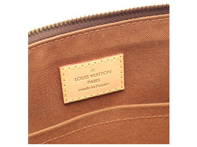 Borsa Tote Louis Vuitton Popincourt Haut Monogram Marrone - vista 4