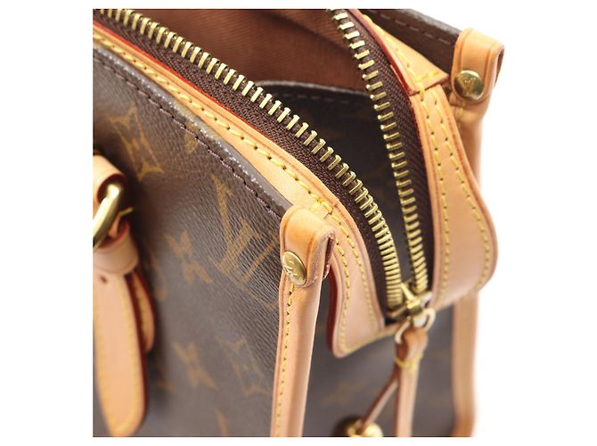 Borsa Tote Louis Vuitton Popincourt Haut Monogram Marrone - vista 6