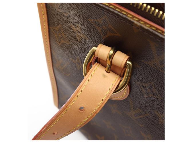 Borsa Tote Louis Vuitton Popincourt Haut Monogram Marrone - vista 7