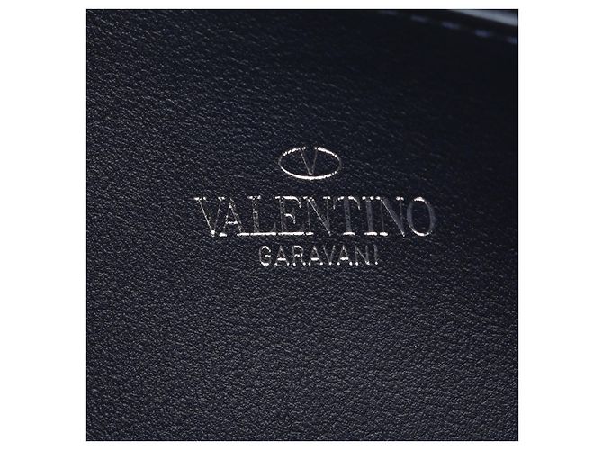Portafoglio lungo in pelle Rockstud Valentino Garavani Blu - vista 4