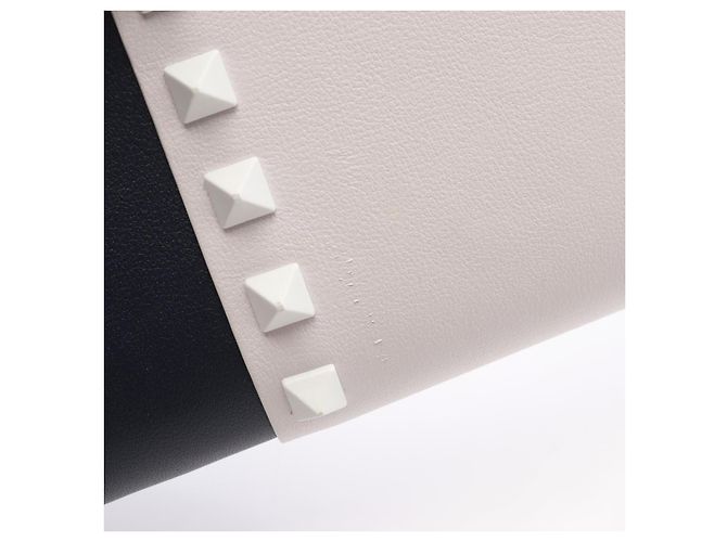 Portafoglio lungo in pelle Rockstud Valentino Garavani Blu - vista 9