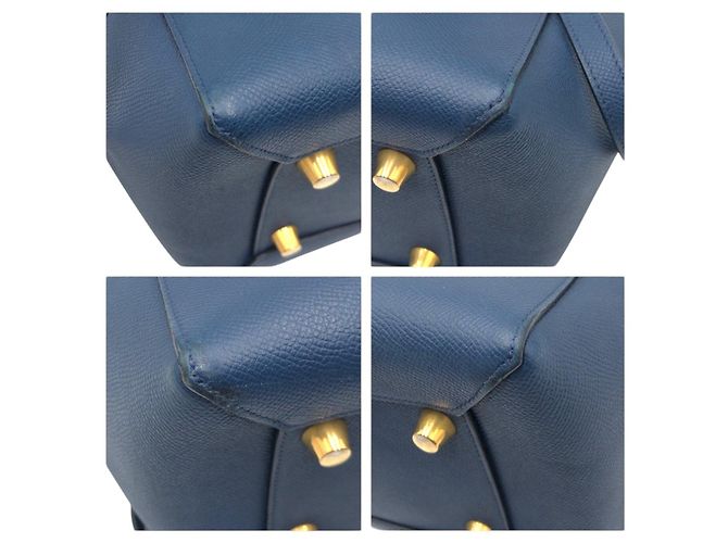 Céline CELINE Belt Bag borsa 2way in pelle Blu - vista 2