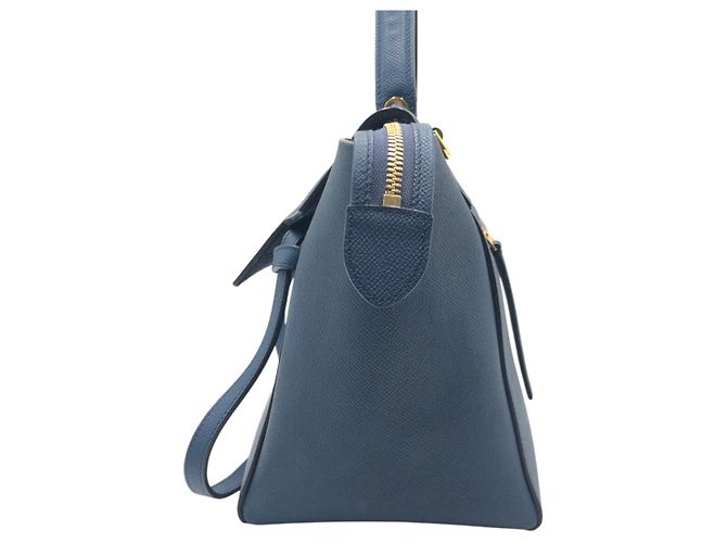 Céline CELINE Belt Bag borsa 2way in pelle Blu - vista 6
