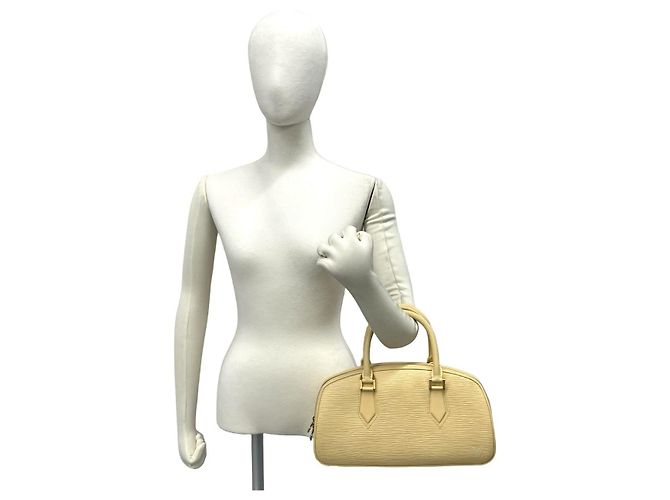 Borsa Louis Vuitton Jasmin Epi Marrone Beige - vista 3