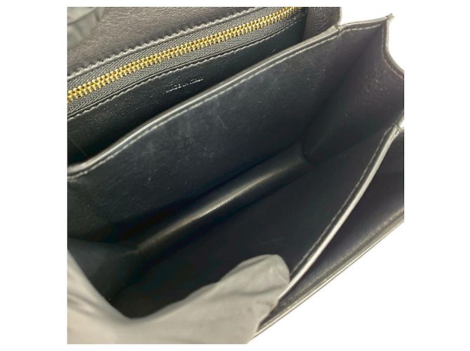 Céline Borsa a tracolla Celine Classic Box in pelle Nero - vista 10