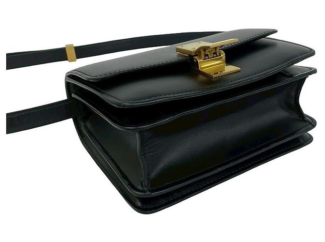 Céline Borsa a tracolla Celine Classic Box in pelle Nero - vista 8