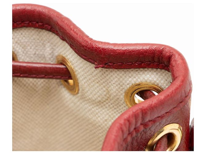 Mini borsa a secchiello in tela Micro GG Gucci x Doraemon Marrone - vista 10