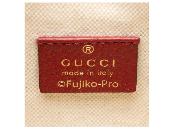 Mini borsa a secchiello in tela Micro GG Gucci x Doraemon Marrone - vista 8