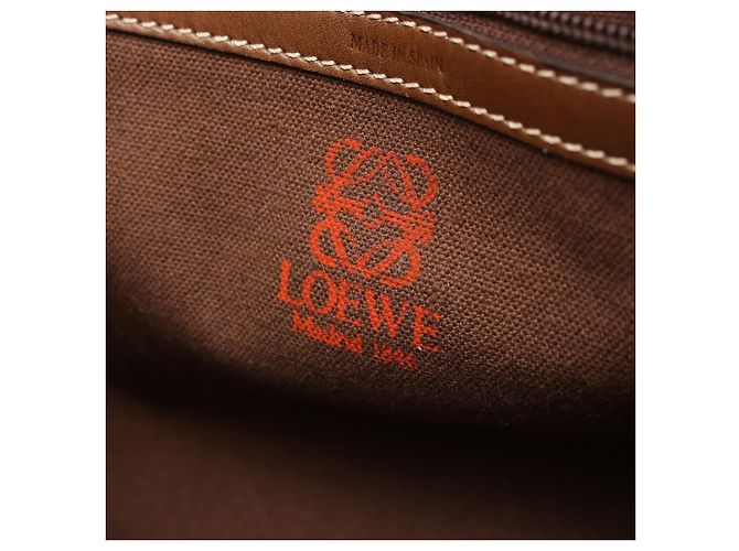 Loewe Anagram Leder Tote Bag Braun - Ansicht 4