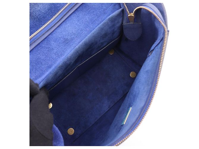 Céline Borsa a mano mini BELT BAG in pelle CELINE Blu - vista 3