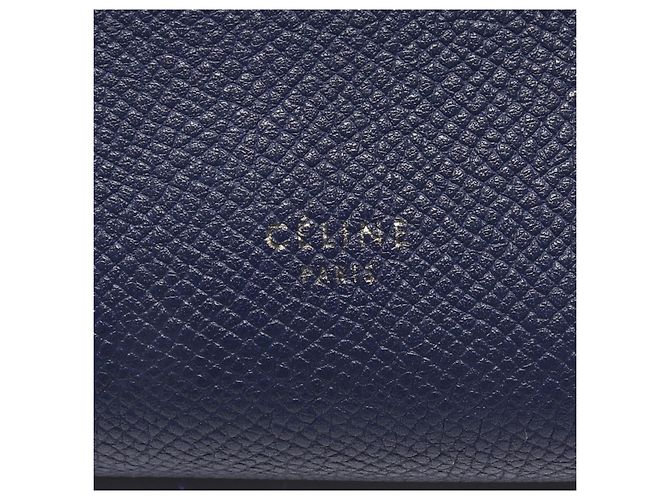Céline Borsa a mano mini BELT BAG in pelle CELINE Blu - vista 4