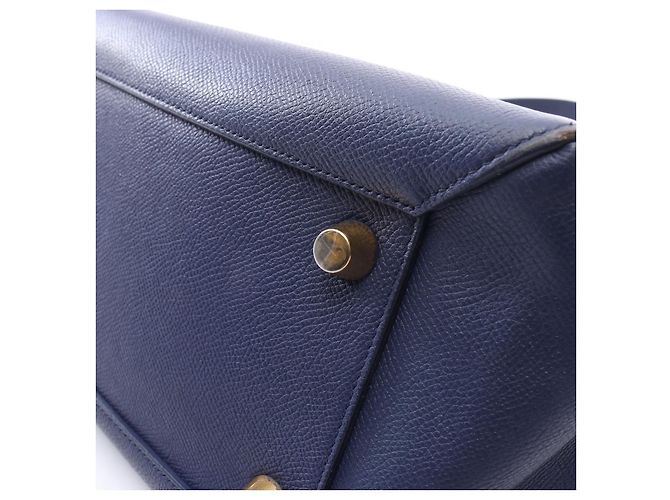 Céline Borsa a mano mini BELT BAG in pelle CELINE Blu - vista 6