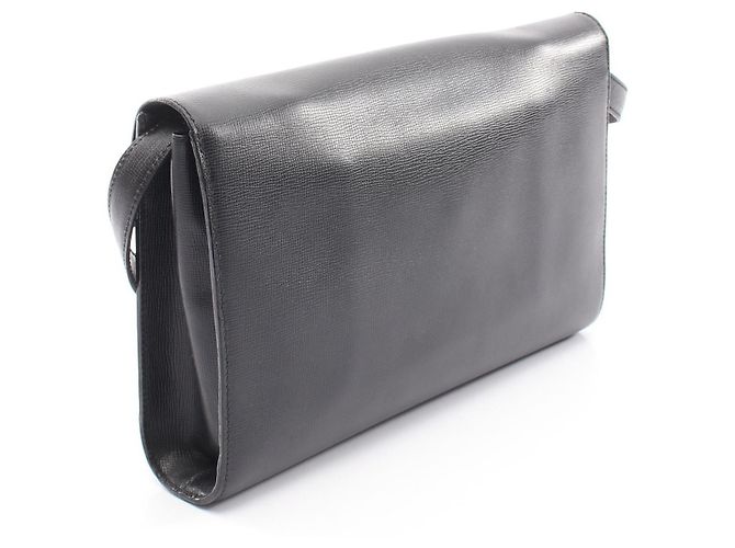 Borsa a tracolla in pelle Christian Dior Nero - vista 2
