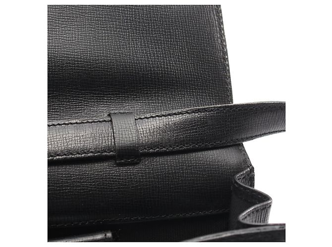 Borsa a tracolla in pelle Christian Dior Nero - vista 6