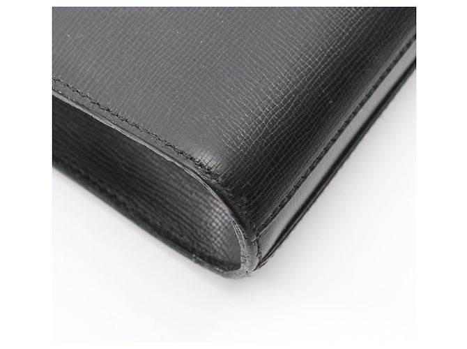 Borsa a tracolla in pelle Christian Dior Nero - vista 7