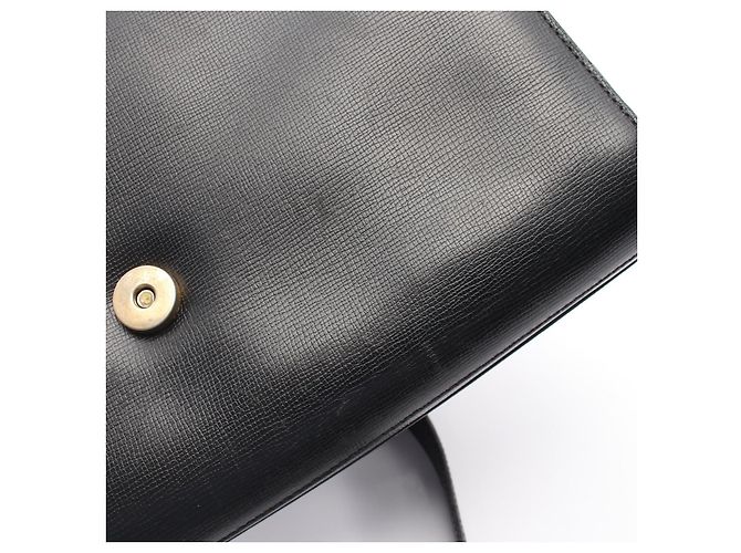 Borsa a tracolla in pelle Christian Dior Nero - vista 8
