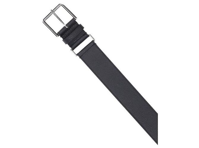 Givenchy Black Grained Leather Belt - view 4
