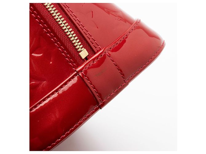 Louis Vuitton Monogram Vernis Alma PM Satchel Rot - Ansicht 10