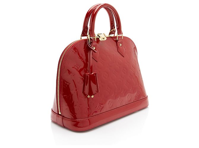 Louis Vuitton Monogram Vernis Alma PM Satchel Rot - Ansicht 2