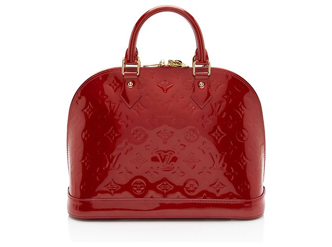 Louis Vuitton Monogram Vernis Alma PM Satchel Rot - Ansicht 3