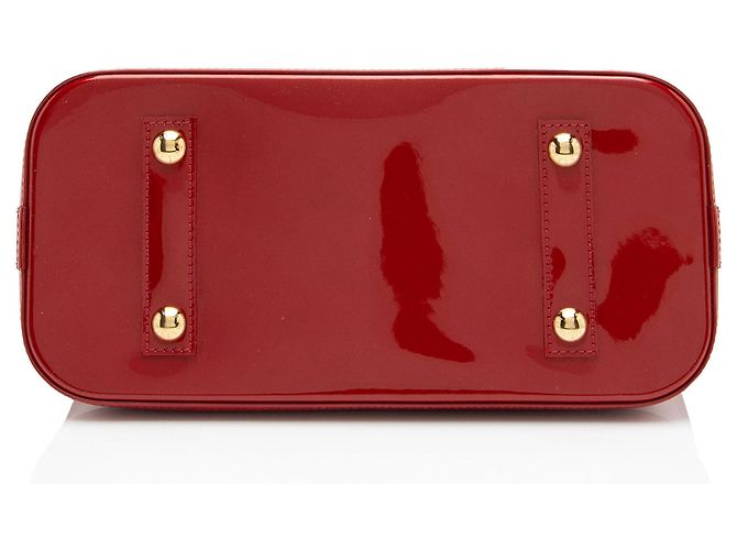 Louis Vuitton Monogram Vernis Alma PM Satchel Rot - Ansicht 4