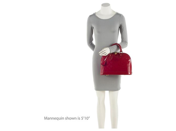 Louis Vuitton Monogram Vernis Alma PM Satchel Rot - Ansicht 5