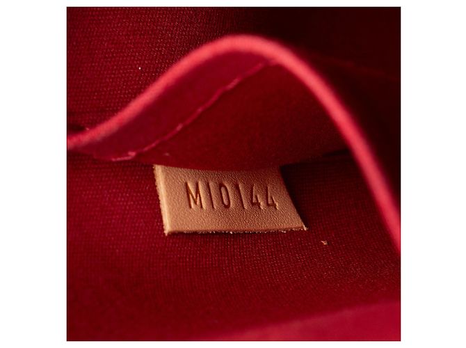 Louis Vuitton Monogram Vernis Alma PM Satchel Rot - Ansicht 6