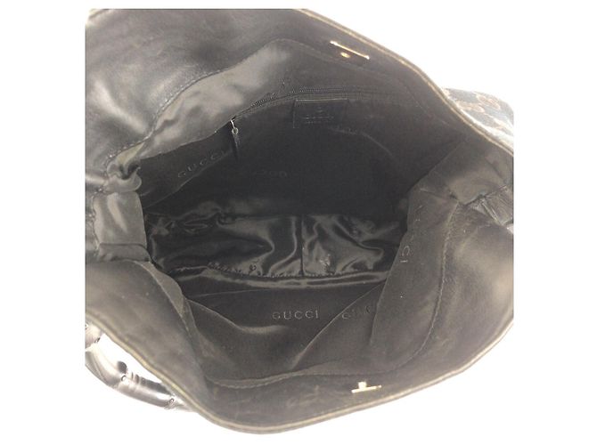 Borsa 2way in tela GG e pelle Gucci Nero - vista 9