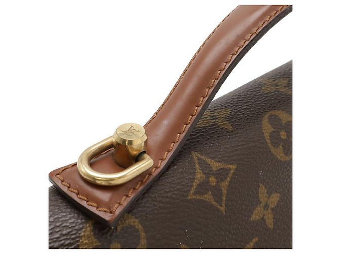 Bolso Louis Vuitton Monogram Monceau 28 Castaño - vista 4