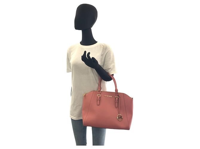 Borsa 2 way in pelle Siara di Michael Kors Rosa - vista 6