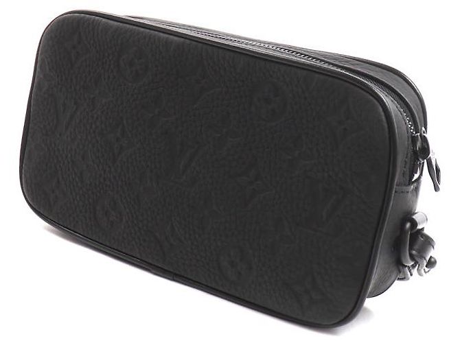 Pochette Volga in pelle Louis Vuitton Nero - vista 2