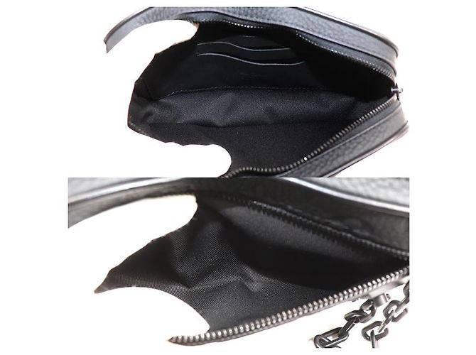 Pochette Volga in pelle Louis Vuitton Nero - vista 4