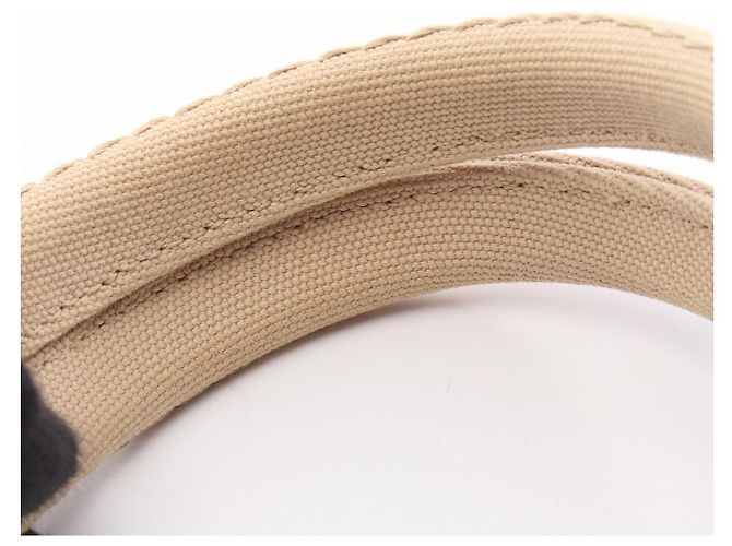 Borsa tote 2way Prada CANAPA Marrone Beige - vista 6