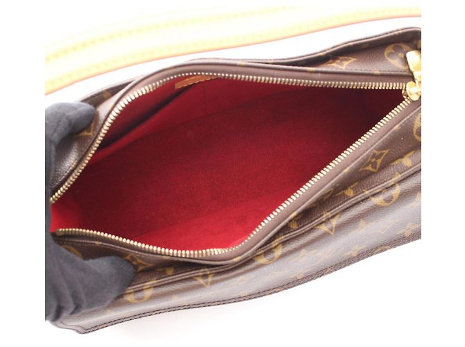 Borsa a Spalla Louis Vuitton Vivasite Monogram Marrone - vista 3
