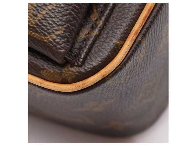 Borsa a Spalla Louis Vuitton Vivasite Monogram Marrone - vista 7
