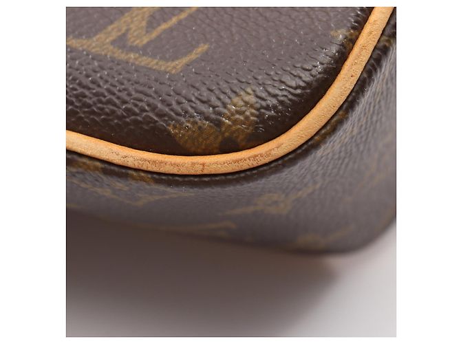 Borsa a Spalla Louis Vuitton Vivasite Monogram Marrone - vista 8