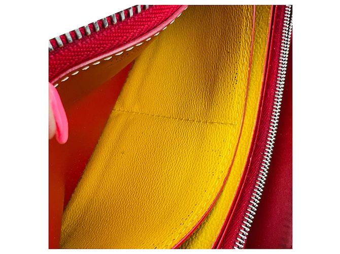 Portafoglio Goyard Matignon GM Goyardine Red Zip Around Clutch - vista 7