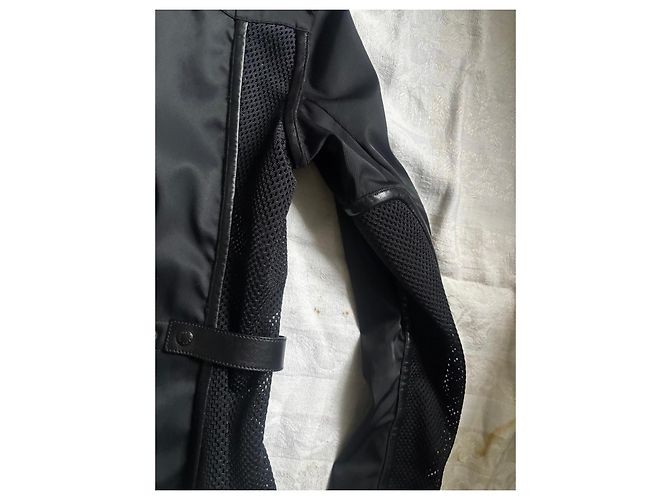 Double Prada Bikerjacke aus Nylon in Schwarz - Ansicht 7