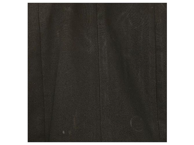 Autre Marque Abrigo cruzado de sarga de algodón J&M Davidson Negro - vista 7
