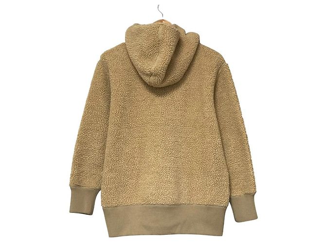 Autre Marque Felpa con cappuccio e zip in pile Boa Gymphlex Marrone Cammello - vista 2