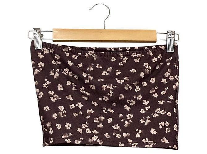 Autre Marque Vestido Snidel Floweprint Castaño - vista 4